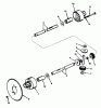 Toro 56145 (8-32) - 8-32 Rear Engine Rider, 1984 (4000001-4999999) Ricambi DIFFERENTIAL MODEL 100-024