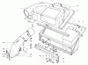 Toro 56145 (8-32) - 8-32 Rear Engine Rider, 1984 (4000001-4999999) Ricambi TWIN BAGGER GRASS CATCHER MODEL NO. 59122 (OPTIONAL)