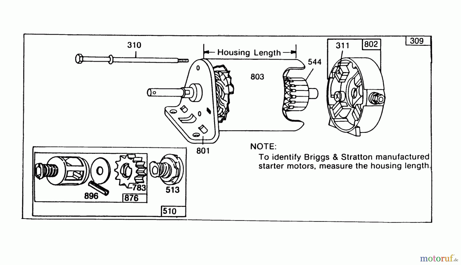  Toro Neu Mowers, Rear-Engine Rider 56155 (11-32) - Toro 11-32 Rear Engine Rider, 1986 (6000001-6999999) ENGINE BRIGGS & STRATTON MODEL NO. 252707-0621-01 #1