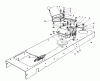Toro 56155 (11-32) - 11-32 Rear Engine Rider, 1986 (6000001-6999999) Ricambi TRANSMISSION LINKAGE ASSEMBLY