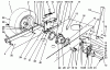 Toro 56195 (12-32) - 12-32 Rear Engine Rider, 1992 (2000001-2999999) Ricambi REAR AXLE ASSEMBLY