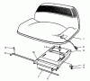 Toro 56190 (10-32) - 10-32 Recycler Rider, 1992 (2000001-2999999) Ricambi SEAT ASSEMBLY