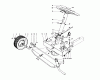 Toro 56525 - 25" Whirlwind Rider, 1972 (2000001-2999999) Spareparts FRONT AXLE ASSEMBLY