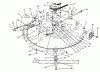 Toro 70040 (8-25) - 8-25 Rear Engine Rider, 1995 (59000001-59999999) Ricambi CUTTING UNIT ASSEMBLY