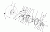 Toro 70040 (8-25) - 8-25 Rear Engine Rider, 1995 (59000001-59999999) Ricambi REAR AXLE ASSEMBLY