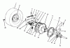 Toro 70040 (8-25) - 8-25 Rear Engine Rider, 1996 (6900001-6999999) Ricambi REAR AXLE ASSEMBLY