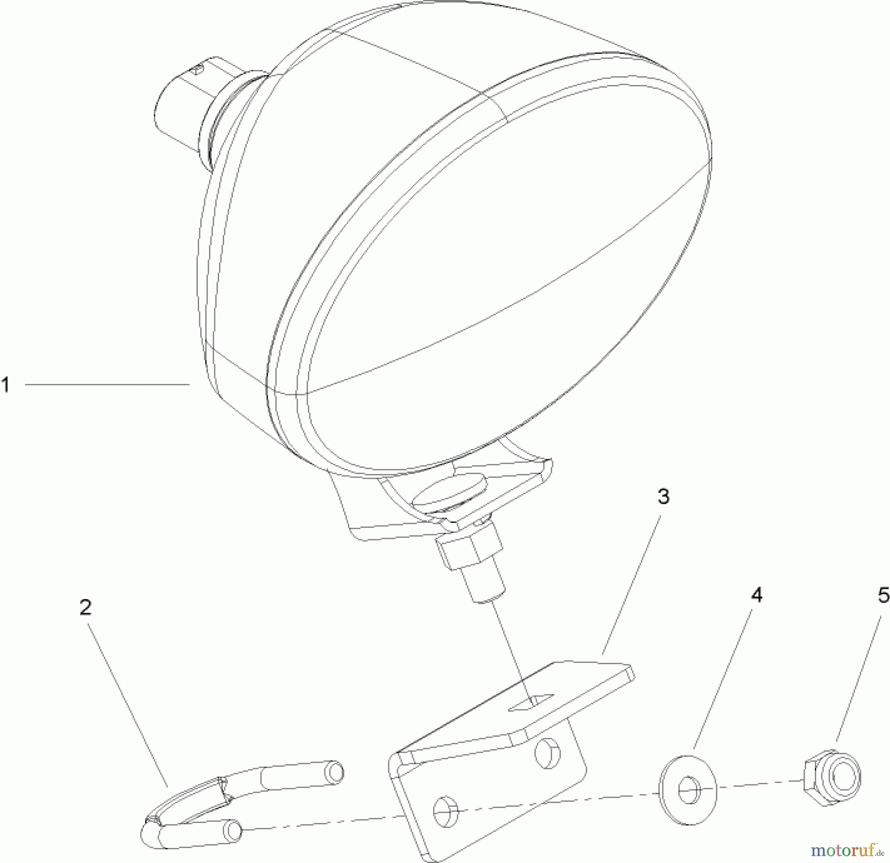  Toro Neu Accessories, Snow 107-3827 - Toro Light Kit, Power Max Snowthrowers with Alternator LIGHT KIT