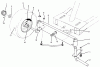 Toro 70060 (8-25) - 8-25 Rear Engine Rider, 1995 (59000001-59999999) Ricambi FRONT AXLE ASSEMBLY