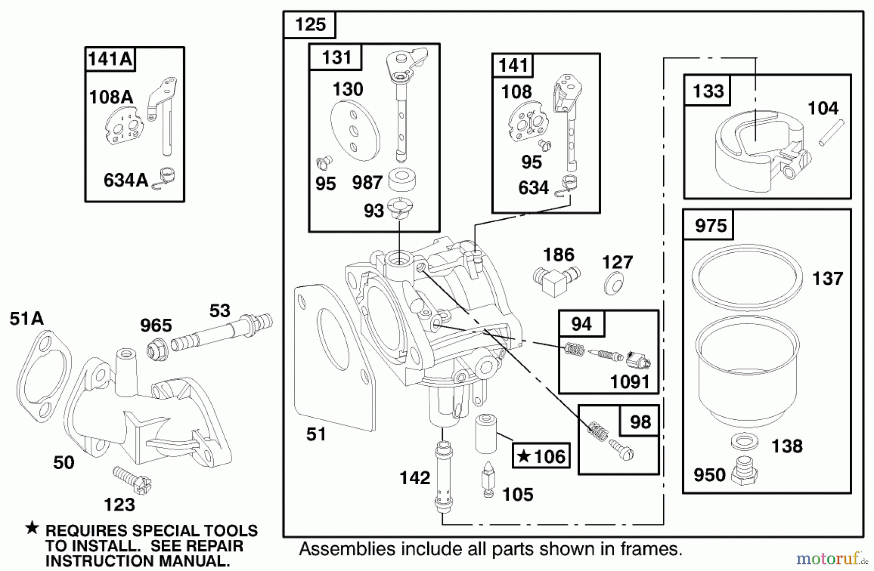 Toro Neu Mowers, Rear-Engine Rider 70089 (12-32) - Toro 12-32 Rear Engine Rider, 2000 (200000001-200999999) ENGINE BRIGGS & STRATTON MODEL 28M707-1182-E1 #4