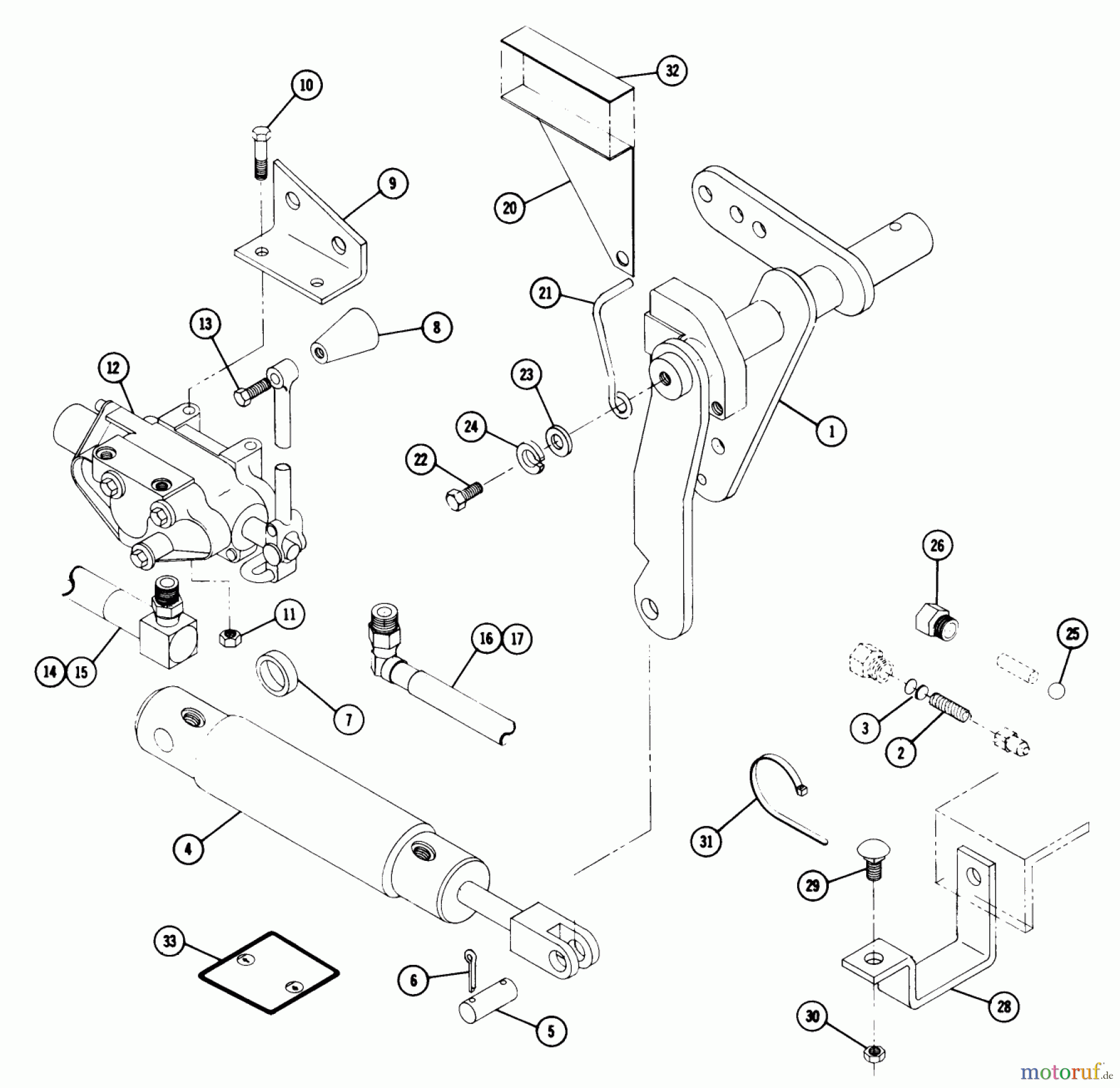  Toro Neu Accessories 84113 - Toro Hydraulic Lift, 1975 PAARTS LIST-HYDRAULIC LIFT MODEL 8-4113