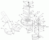Toro 70125 (13-32G) - 13-32G Rear Engine Rider, 2003 (230000001-230999999) Ricambi DECK AND SPINDLE ASSEMBLY