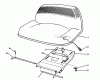 Toro 70141 (12-32) - 12-32 Rear Engine Rider, 1995 (59000001-59999999) Ricambi SEAT ASSEMBLY