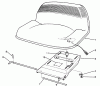 Toro 70142 (12-32) - 12-32 Rear Engine Rider, 1995 (59000001-59999999) Ricambi SEAT ASSEMBLY