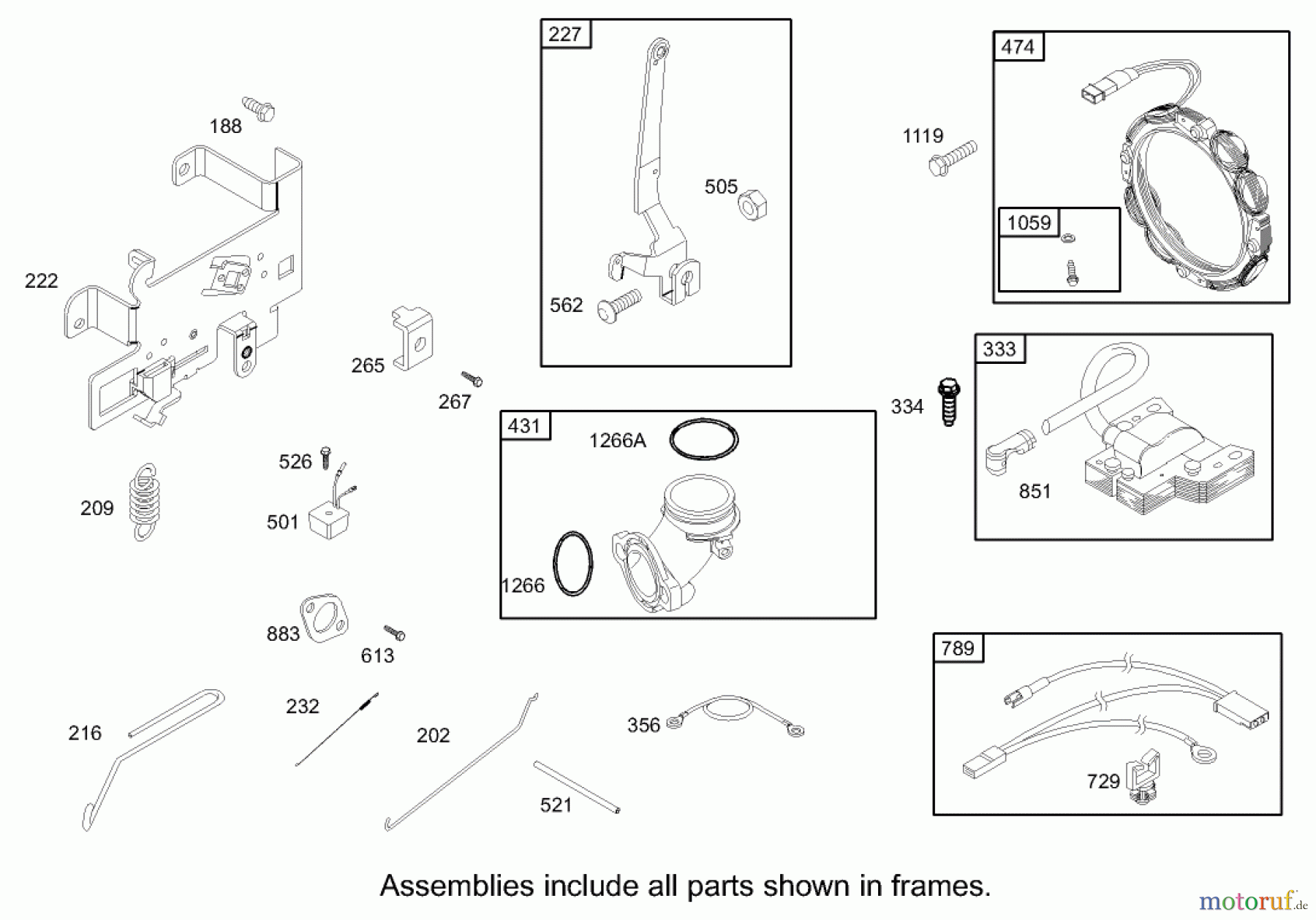 Toro Neu Mowers, Rear-Engine Rider 70185 (G132) - Toro G132 Rear-Engine Riding Mower, 2008 (270805706-280899564) GOVERNOR ASSEMBLY BRIGGS AND STRATTON 31G777-0121-E1