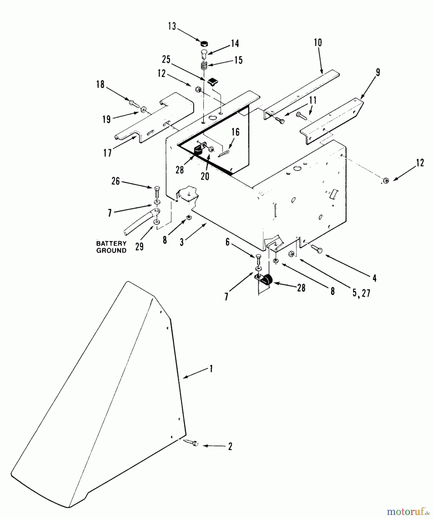 Toro Neu Mowers, Rear-Engine Rider E3-12K602 (112-6) - Toro 112-6 Rear Engine Rider, 1989 SHEET METAL