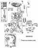 Toro 03108 - 58" Professional, 1981 (1000001-1999999) Ricambi ENGINE BRIGGS & STRATTON MODEL NO. 130232 TYPE NO.0497-01