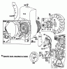 Toro 03108 - 58" Professional, 1981 (1000001-1999999) Ricambi ENGINE BRIGGS & STRATTON MODEL NO. 130232 TYPE NO. 0497-01 #1