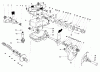 Toro 10502 - 21" Rear Bagging Lawnmower, 1981 (1000001-1999999) Ricambi GEAR CASE ASSEMBLY