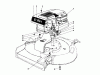 Toro 16009 - Whirlwind II Lawnmower, 1978 (8000001-8999999) Ricambi ENGINE ASSEMBLY MODEL 16277