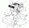 Toro 16277 - Whirlwind Lawnmower, 1979 (9000001-9999999) Ricambi ENGINE ASSEMBLY MODEL 16277