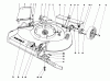 Toro 16287 - Whirlwind II Lawnmower, 1977 (7000001-7999999) Ricambi HOUSING ASSEMBLY MODEL 16287