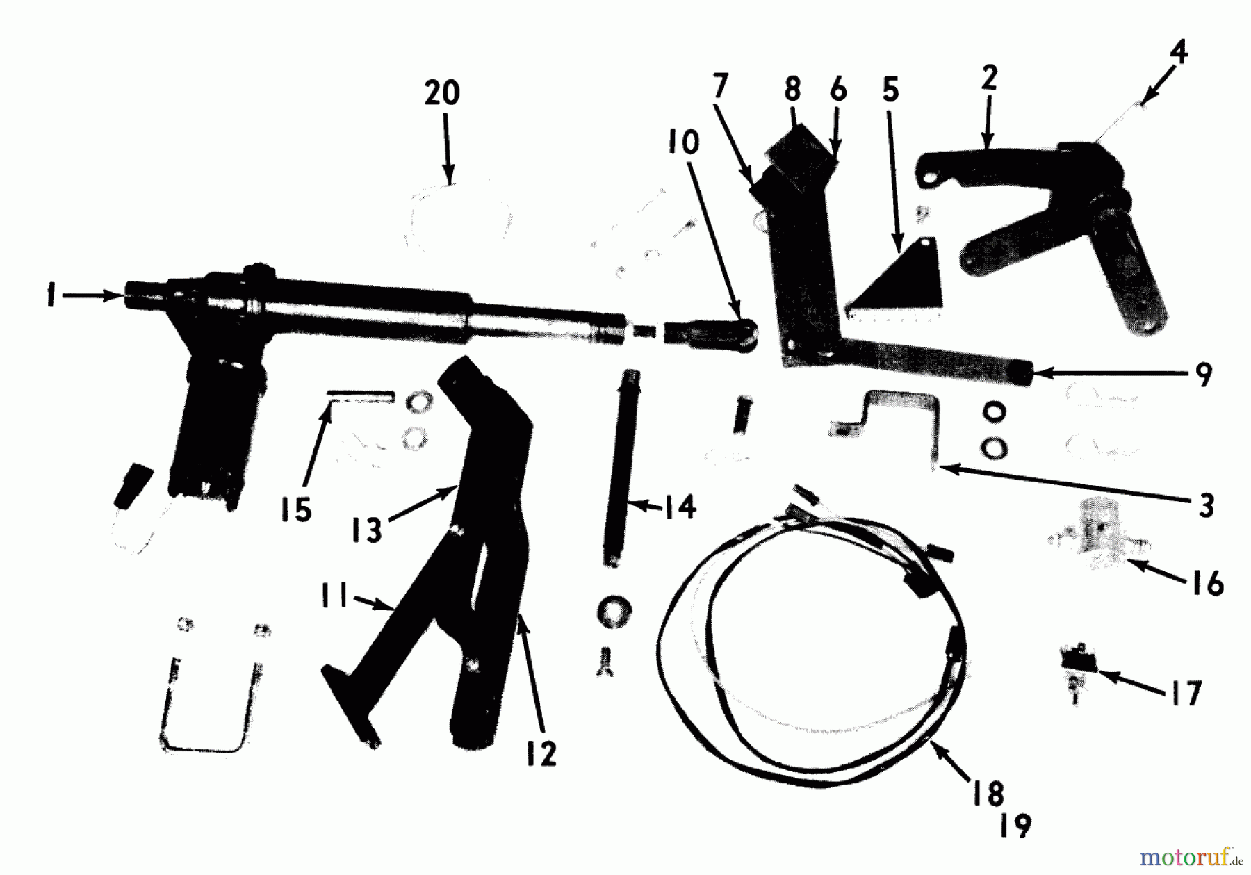  Toro Neu Accessories 84221 - Toro Electric Lift, 1974 ELECTRIC LIFT ACCESSORY PARTS LIST-MODEL 8-4221