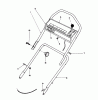 Toro 16202C - Lawnmower, 1988 (8000001-8999999) Ricambi HANDLE ASSEMBLY