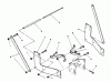Toro 79150 - 42" Snow Blade, XL Series Lawn Tractor, 1994 (4900001-4999999) Ricambi MOUNTING BRACKET ASSEMBLY