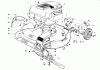 Toro 16255 - Whirlwind, 1973 (3000001-3999999) Ricambi HOUSING AND ENGINE ASSEMBLY
