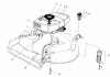 Toro 16297 - Lawnmower, 1983 (3000001-3999999) Ricambi ENGINE ASSEMBLY