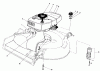 Toro 16297 - Lawnmower, 1984 (4000001-4999999) Ricambi ENGINE ASSEMBLY