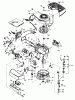 Toro 16299 - Lawnmower, 1985 (5000001-5999999) Ricambi ENGINE TECUMSEH MODEL NO. TNT 100-10086E
