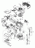 Toro 16299C - Lawnmower, 1986 (6000001-6999999) Ricambi ENGINE TECUMSEH MODEL NO. TNT 100-10086E