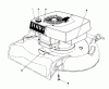 Toro 16310 - Lawnmower, 1980 (0000001-0999999) Ricambi ENGINE ASSEMBLY