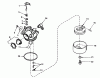 Toro 16380 - Whirlwind II Lawnmower, 1980 (0000001-0999999) Ricambi CARBURETOR NO. 632050