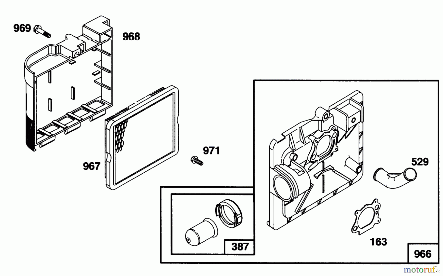 Toro Neu Mowers, Walk-Behind Seite 1 16401 - Toro Side Discharge Mower, 1996 (6900001-6999999) ENGINE BRIGGS & STRATTON MODEL 127702-0645-01 #5