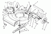 Toro 16410 - Lawnmower, 1993 (3900001-3999999) Ricambi HOUSING ASSEMBLY