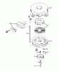 Toro 16575 - Lawnmower, 1986 (6000001-6999999) Ricambi REWIND STARTER NO. 590420A