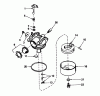 Toro 16575C - Lawnmower, 1988 (8000001-8999999) Ricambi CARBURETOR NO. 632098