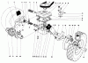 Toro 16655 - Lawnmower, 1977 (7000001-7999999) Ricambi GEAR CASE ASSEMBLY
