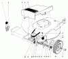 Toro 16756 - Lawnmower, 1978 (8000001-8999999) Ricambi FRONT WHEEL AND PIVOT ARM ASSEMBLY