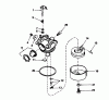 Toro 16775 - Lawnmower, 1984 (4000001-4999999) Ricambi CARBURETOR NO. 632098