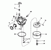 Toro 16775 - Lawnmower, 1988 (8000001-8022965) Ricambi CARBURETOR NO. 632098