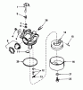 Toro 16775 - Lawnmower, 1989 (9000001-9999999) Ricambi CARBURETOR NO. 632098