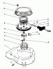 Toro 16785 - Lawnmower, 1991 (1000001-1999999) Ricambi RECOIL ASSEMBLY (MODEL NO. 47PL0-1)
