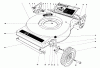 Toro 16880 - Lawnmower, 1981 (1000001-1999999) Ricambi MOWER HOUSING (MODEL NO. 16890)