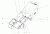 Toro 16890 - Lawnmower, 1982 (2000001-2999999) Ricambi GRASS CATCHER ASSEMBLY NO. 11-0269 (MODEL NO. 16880 & 16890)