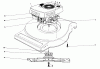 Toro 16930 - Lawnmower, 1980 (0000001-0999999) Ricambi ENGINE ASSEMBLY (MODEL NO. 16930)