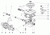 Toro 18015 - Lawnmower, 1978 (8000001-8999999) Ricambi GEAR CASE ASSEMBLY MODEL 18060