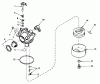Toro 18017 - Lawnmower, 1979 (9000001-9999999) Ricambi CARBURETOR NO. 632046